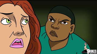 Vedęs milf gangbanged į alėja