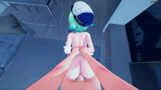 ���ුක්රෝස් ඥානය ලිංගික doggystyle, ලෙෂර් වර්ල්ඞ් උද්යානයේ ඔබේ ඩික් cowgirl තෙක් ඇය ලැබෙන creampied.