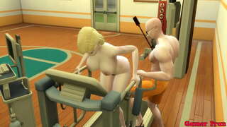 Perverted मास्टर Roshi रेलका Bulma र संख्या 18 सुन्दर तातो पत्नीहरू