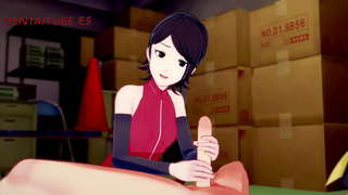 Boruto הענטאַי -- Sarada Lingerie, סאַקס, titjoob און איז פאַקט דורך Boruto