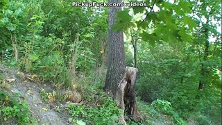 All&#039;aperto, scena di sesso con una bionda