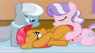 NGỰA khiêu DÂM... Rinbow Dash Bình Twilight, Applebloom.