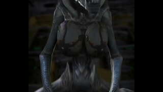 Alíens vs ადამიანის