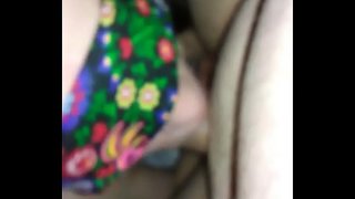 Dcera potěšující táta