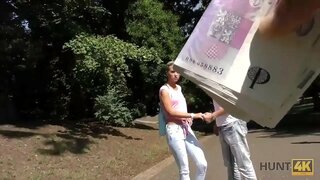 HUNT4K. mukammal soqolini mushuk va qattiq eshak ovchi qo&#039;liga keladi