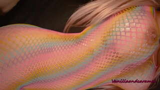 Busty Flava Scortum Masturbates Cum Ea Diu Lollipop